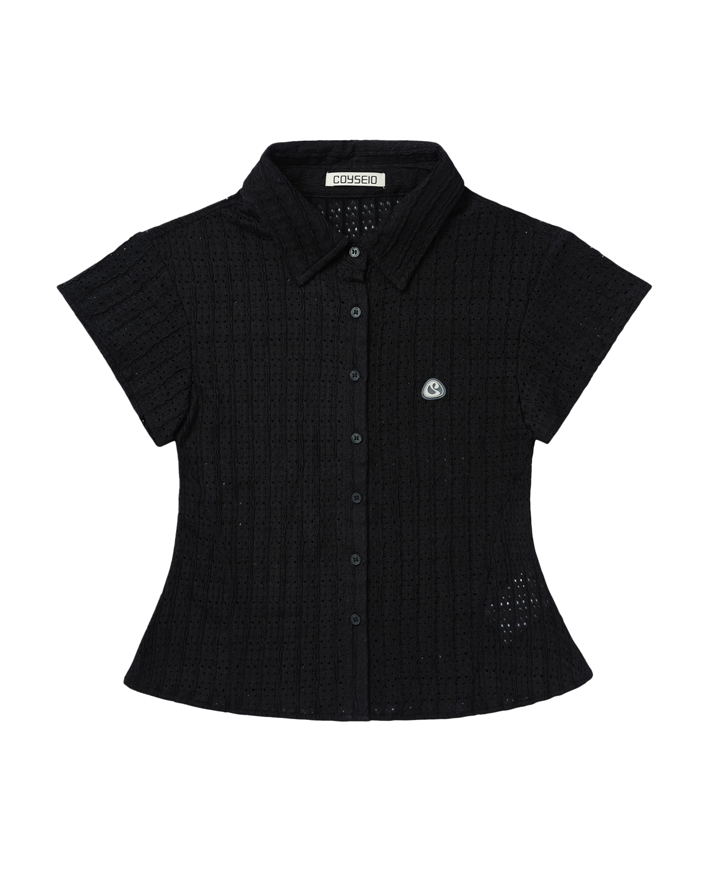 ★COYSEIO★LACE HALF SHIRTS WHITE / BLACK ★大人気 coyseio LACE HALF SHIRTS WHITE | 브랜드 중고거래 플랫폼